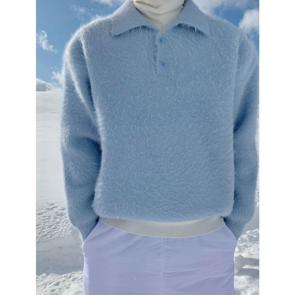 【Metanoia】🇰🇷韓製 馬海毛翻領針織衫