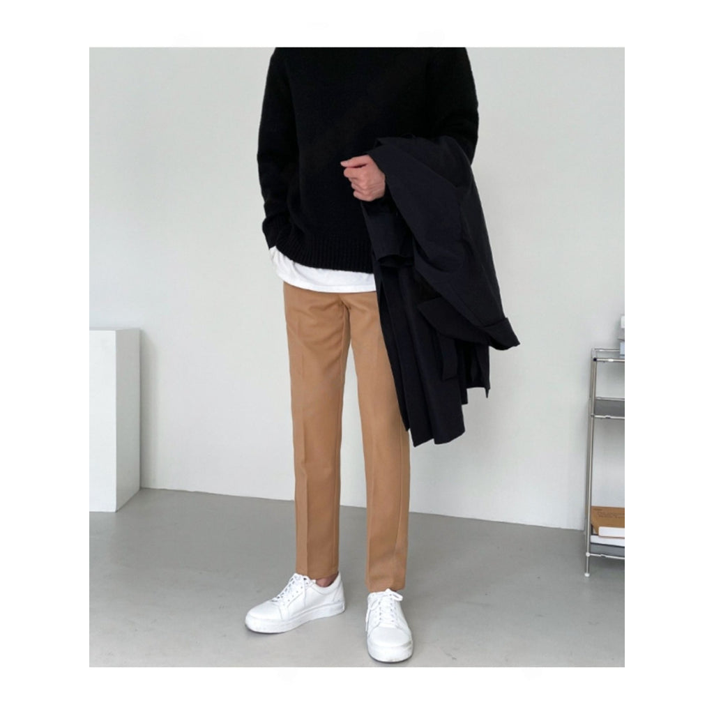 【Metanoia】韓國設計 九分西裝褲