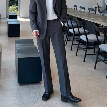 【Metanoia】韓製🇰🇷 高彈性落地西裝褲 - 1