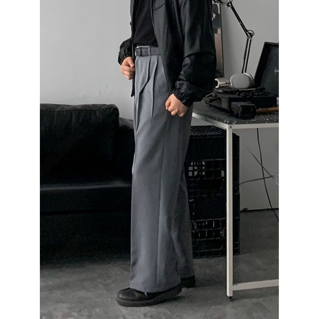 【Metanoia】韓製🇰🇷 寬鬆闊腿落地西裝褲