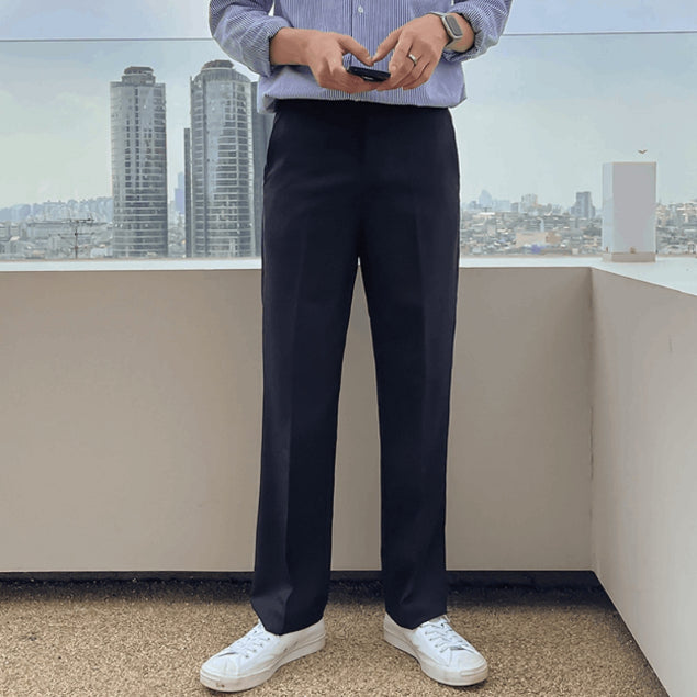 【Metanoia】🇰🇷韓製  休閒落地西裝褲