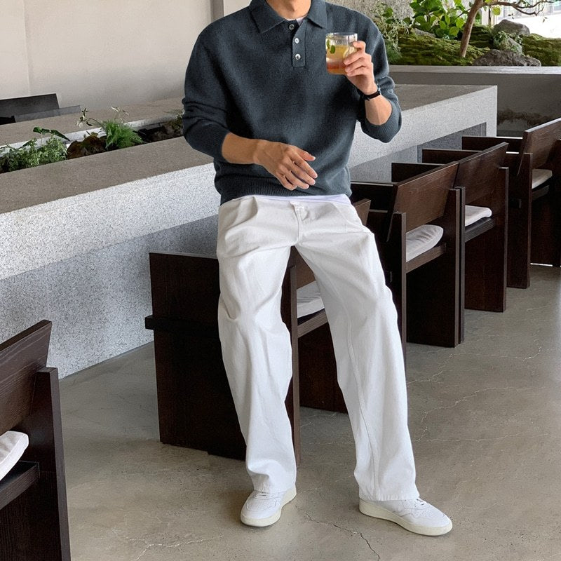 【Metanoia】🇰🇷韓製 35%羊毛翻領針織衫