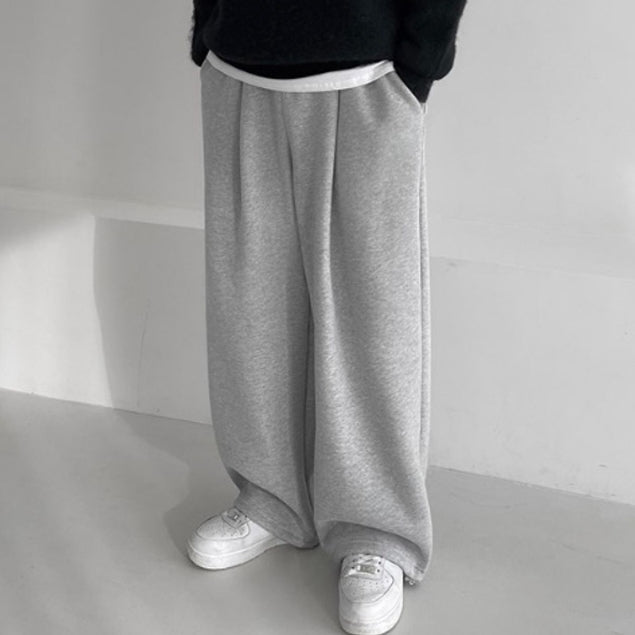 【Metanoia】韓國設計  休閒落地棉褲 - 1