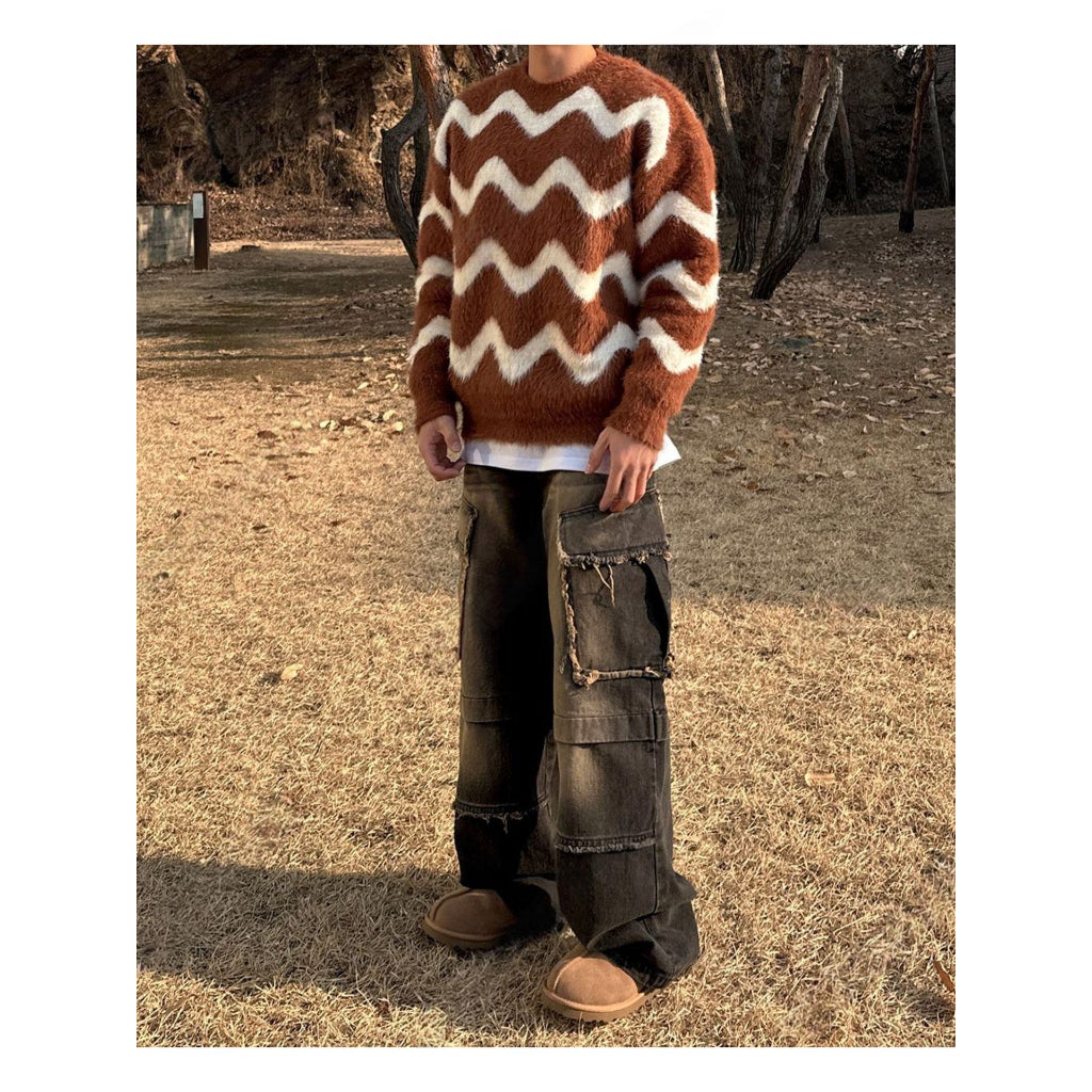 【Metanoia】🇰🇷韓製 條紋針織衣