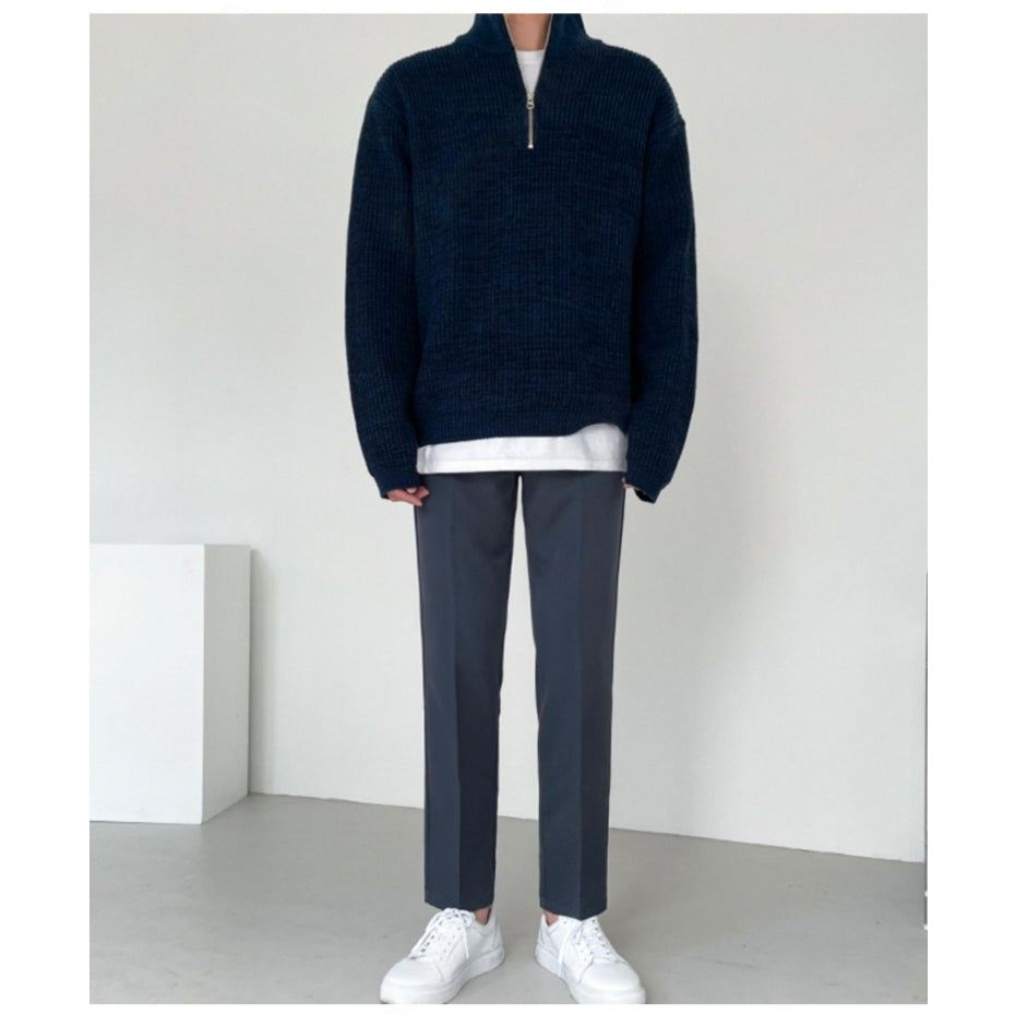 【Metanoia】韓國設計 九分西裝褲