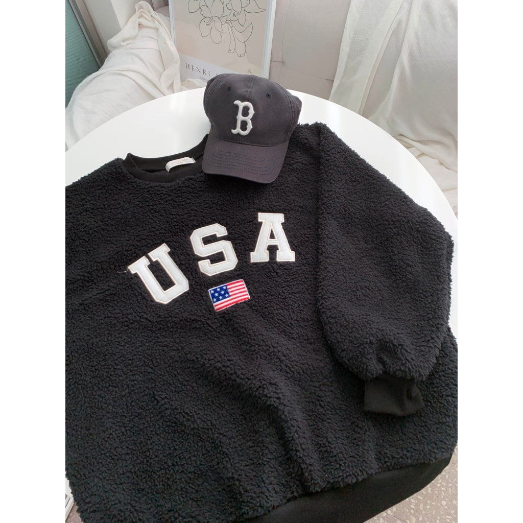 【Metanoia】🇰🇷韓製 刷毛大學T