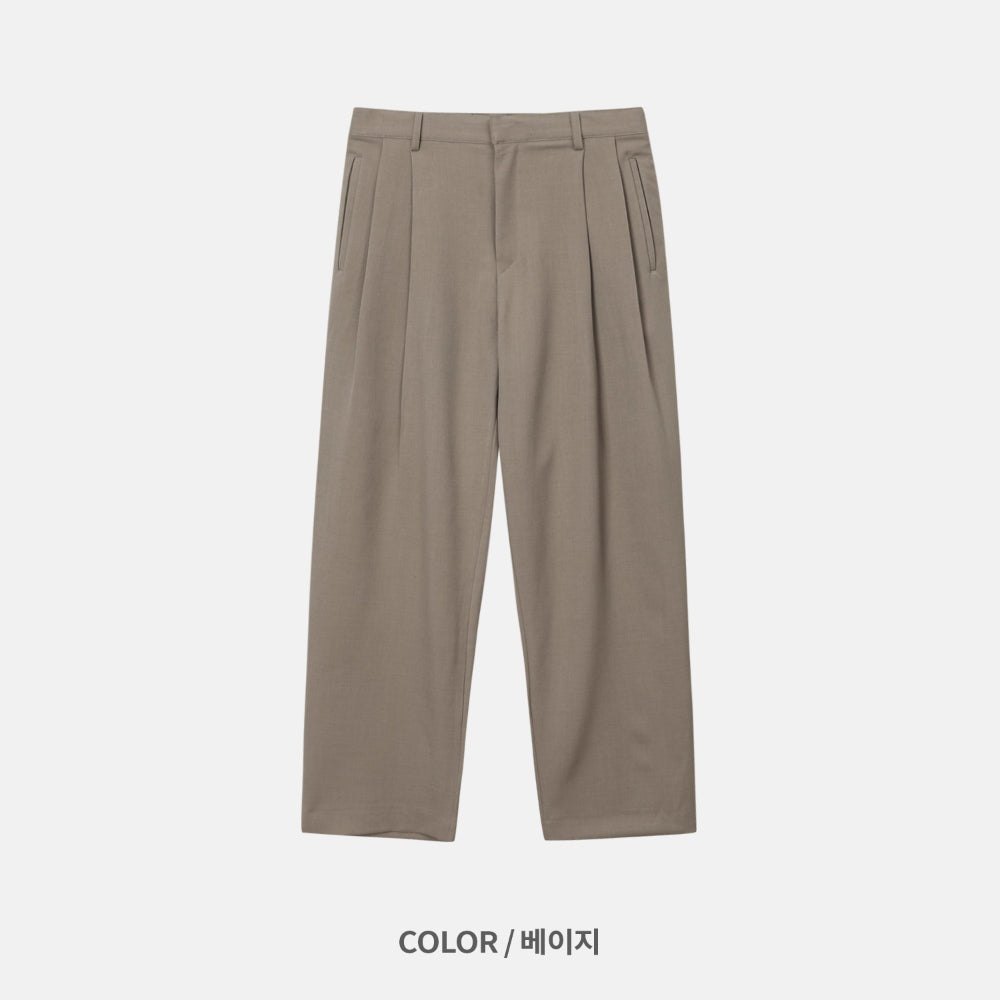 【Metanoia】🇰🇷韓製  後鬆緊落地西裝褲