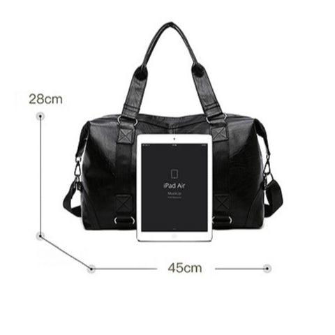 【Metanoia】韓國設計 實用波士頓皮革斜背包