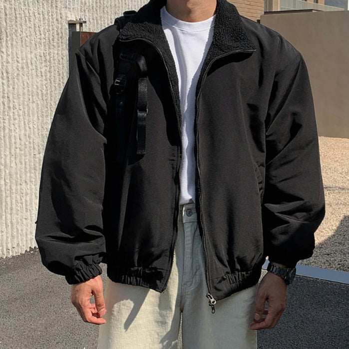 【Metanoia】🇰🇷韓製 羊羔毛內裏夾克外套