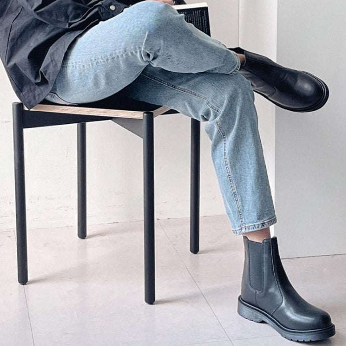 【Metanoia】🇰🇷韓製 高筒皮革長靴