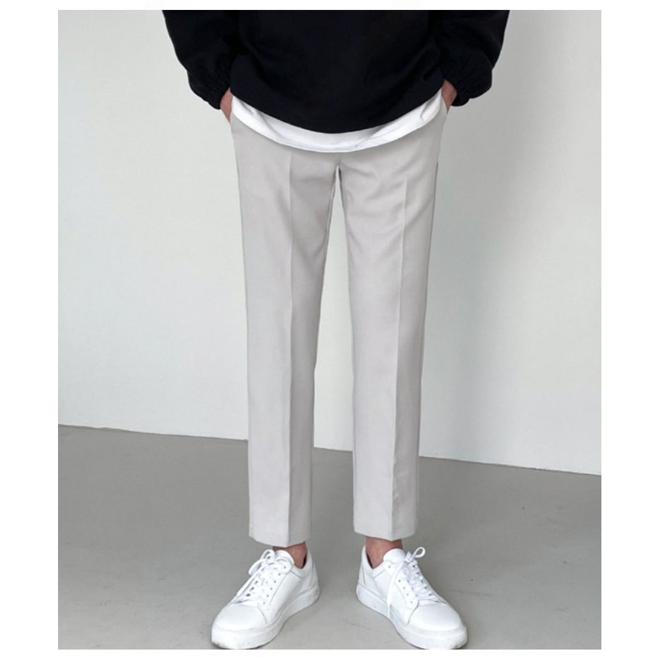 【Metanoia】韓國設計 九分西裝褲