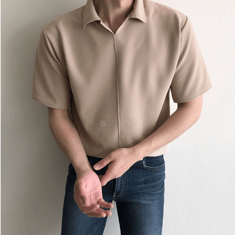 【Metanoia】🇰🇷韓製短袖v領polo衫