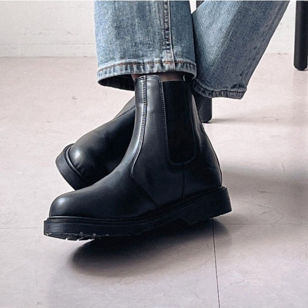 【Metanoia】🇰🇷韓製 高筒皮革長靴