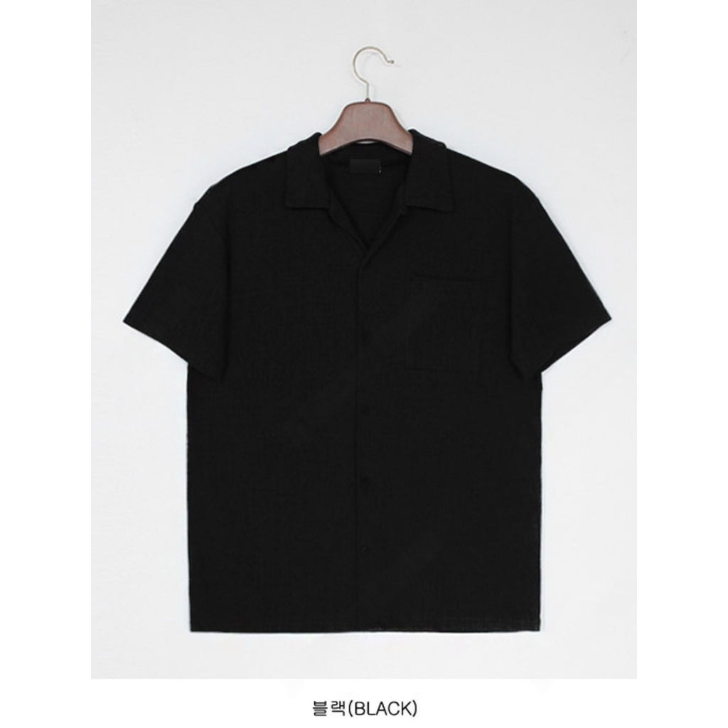 【Metanoia】🇰🇷韓製 古巴領短袖襯衫