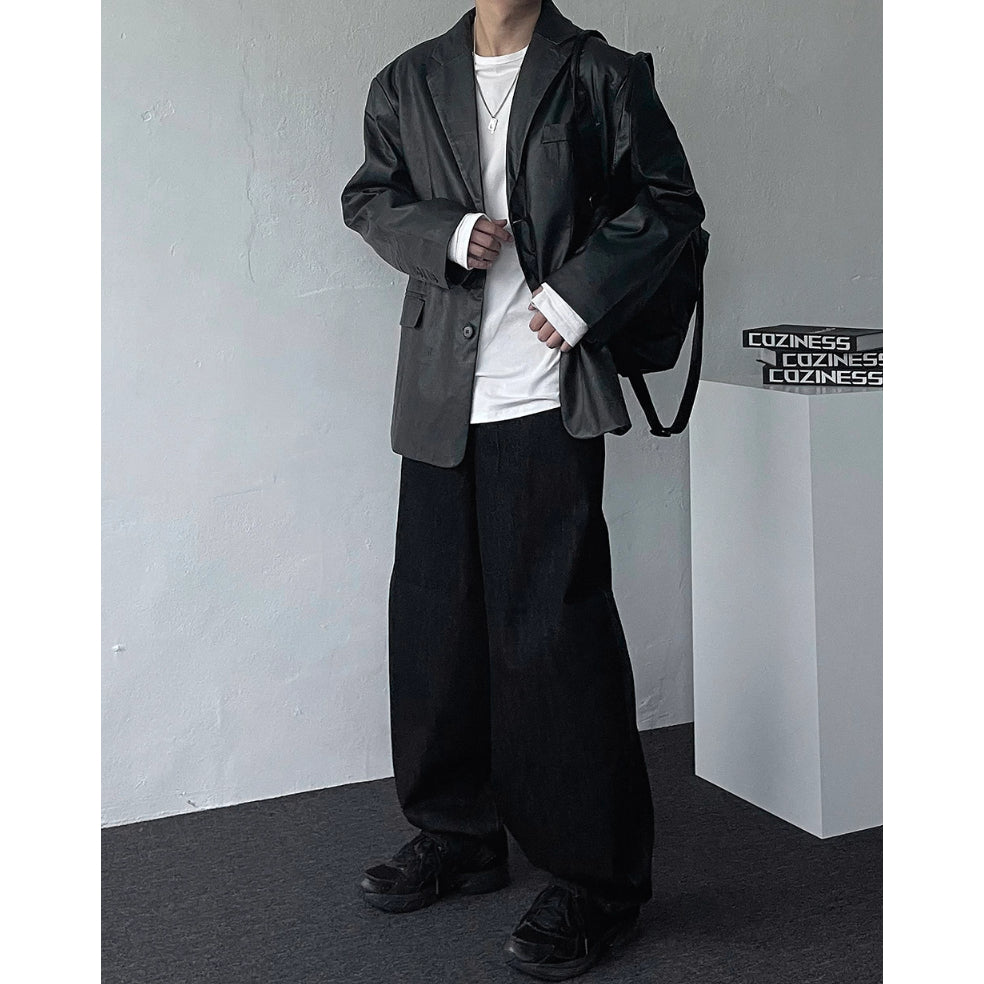 【Metanoia】韓國設計 實用波士頓皮革斜背包