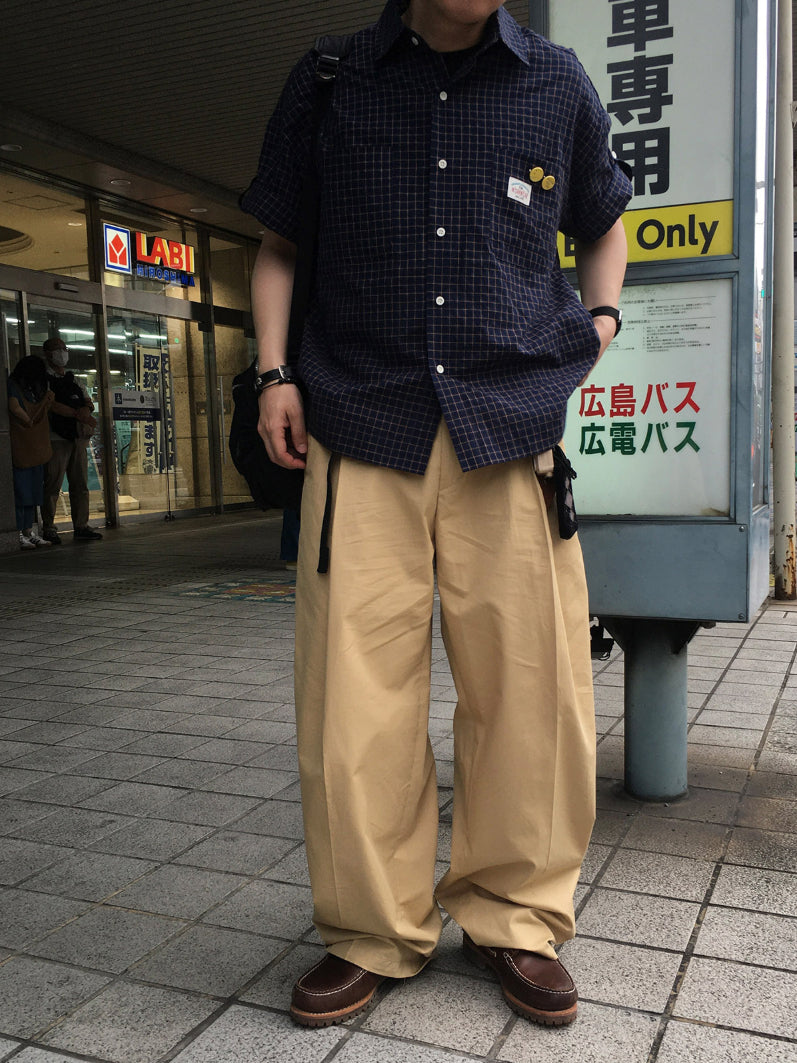 【Metanoia】🇰🇷韓製 單摺半鬆緊落地褲 - 5