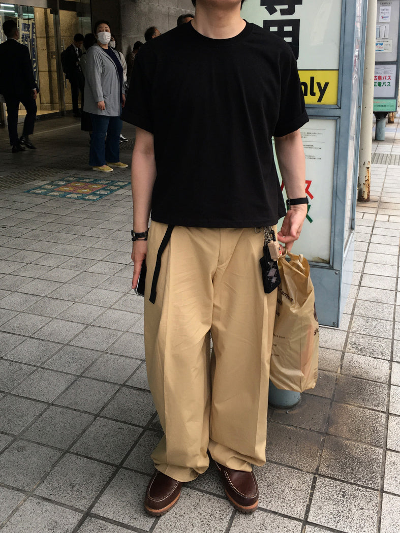 【Metanoia】🇰🇷韓製 單摺半鬆緊落地褲 - 2