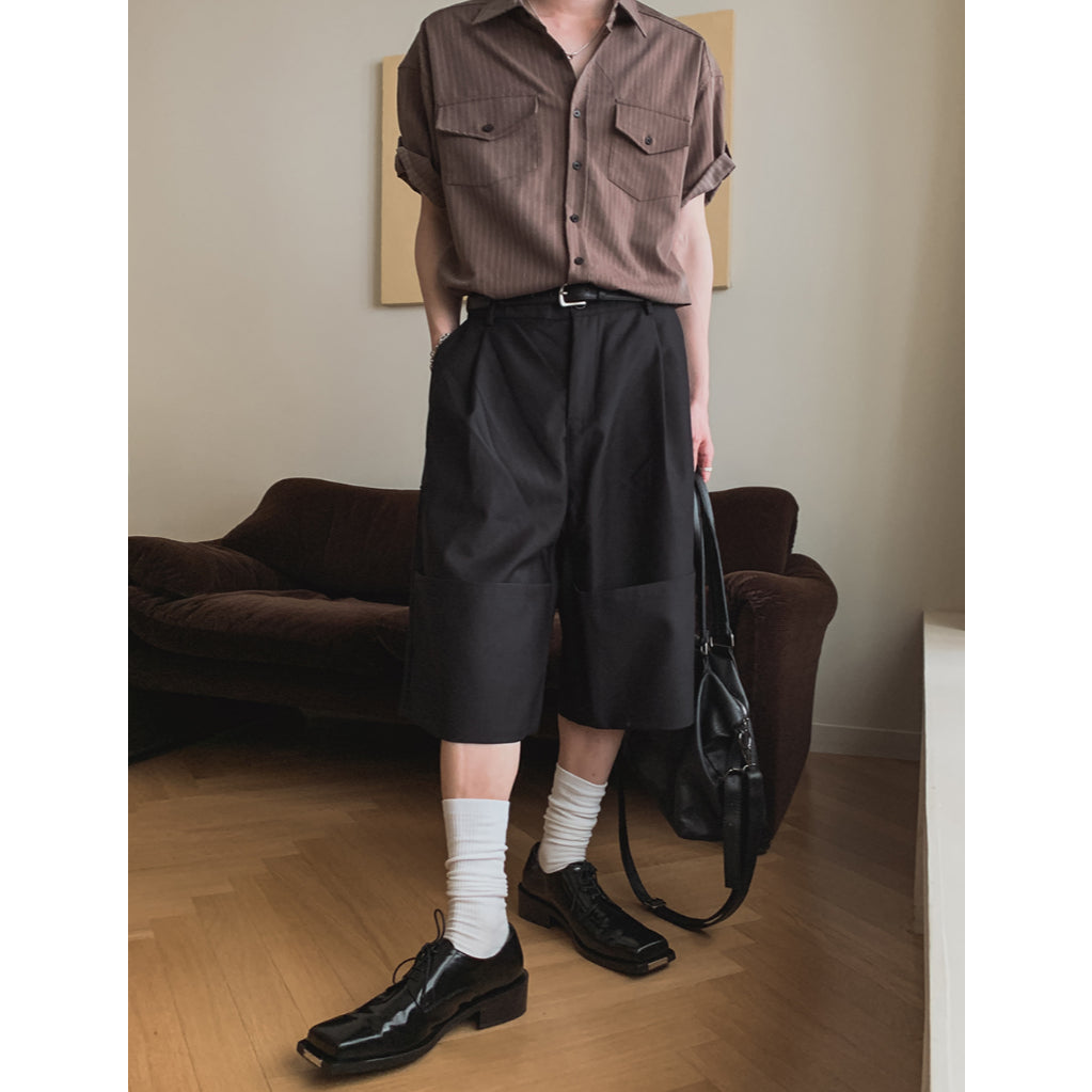【Metanoia】🇰🇷韓製 西裝百慕短褲 - 7