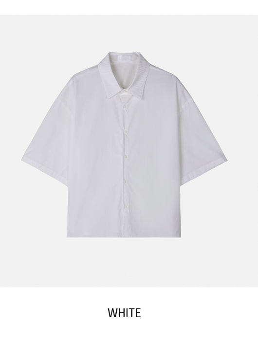 【Metanoia】🇰🇷韓製 素色短袖襯衫 - 9