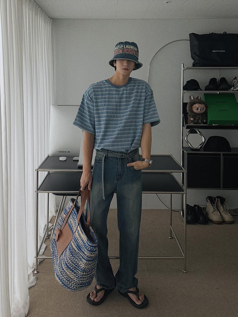 【Metanoia】🇰🇷韓製 條紋短袖T恤 - 6