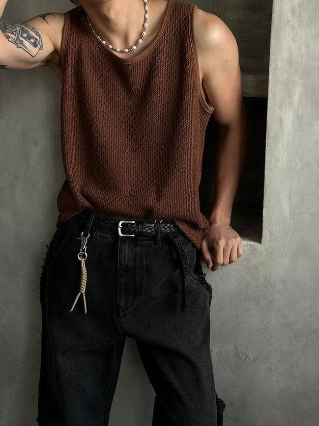 【Metanoia】🇰🇷韓製 針織坦克背心 - 2