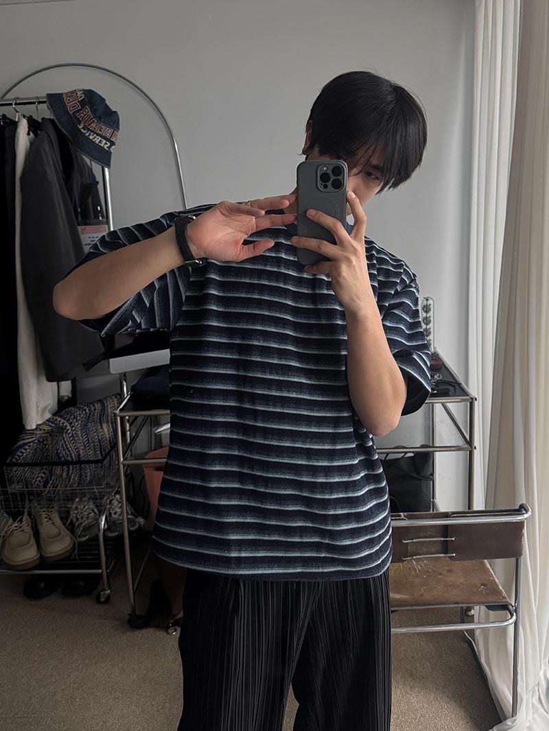 【Metanoia】🇰🇷韓製 條紋短袖T恤 - 2