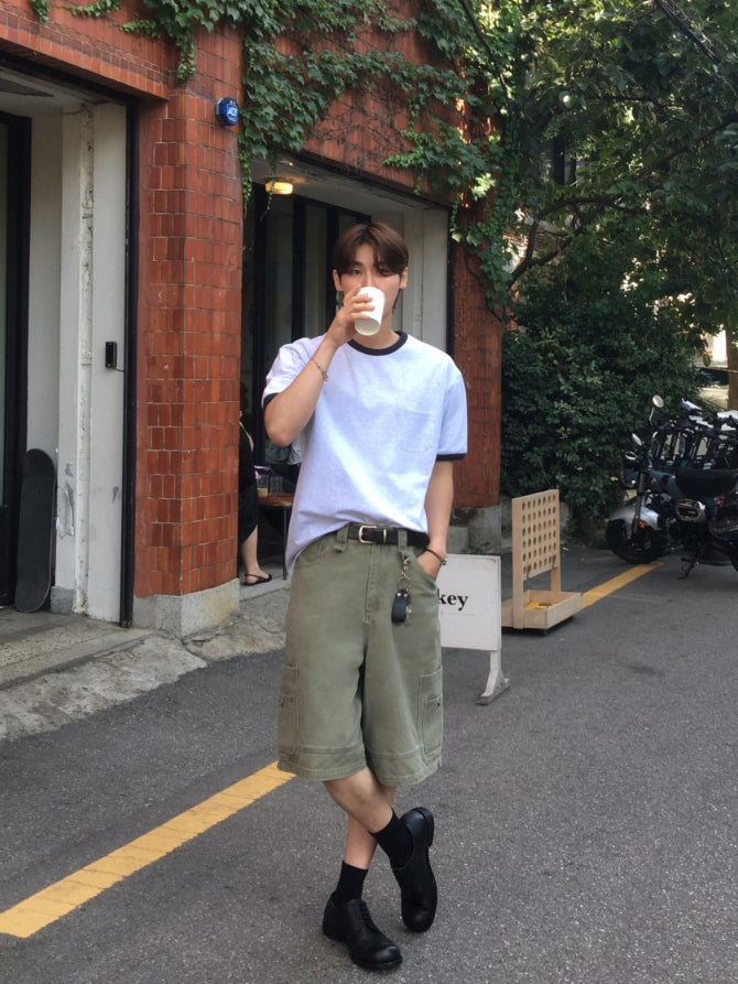 【Metanoia】🇰🇷韓製 雙口袋百慕短褲 - 4