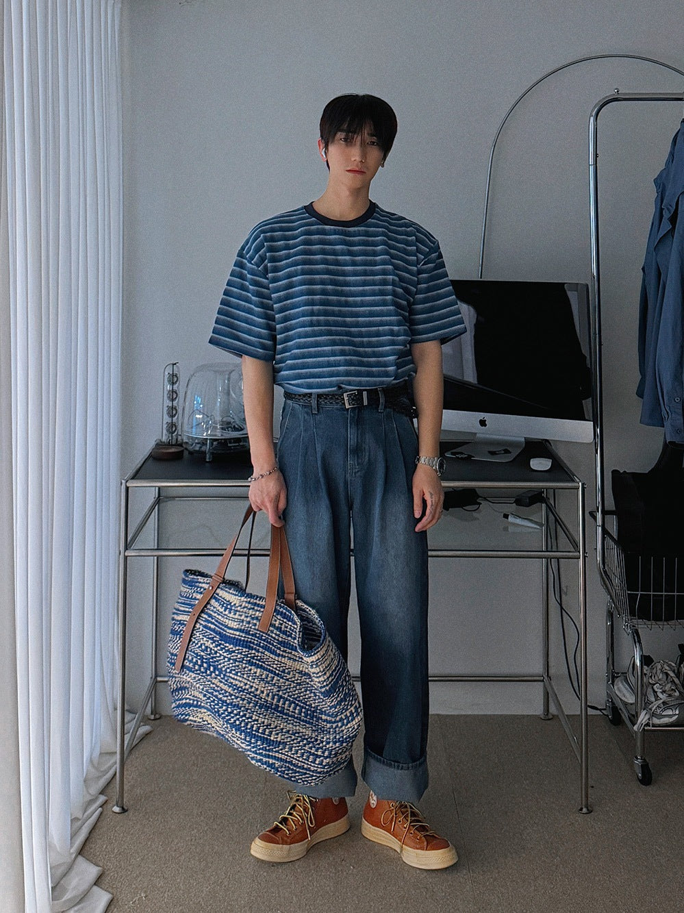 【Metanoia】🇰🇷韓製 條紋短袖T恤 - 5