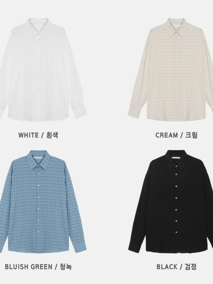 【Metanoia】🇰🇷韓製 泡泡沙長袖襯衫 - 7