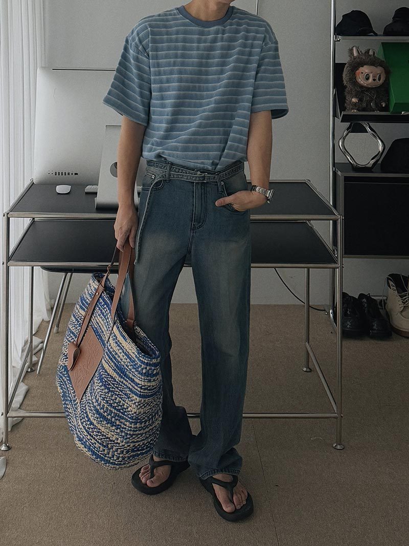 【Metanoia】🇰🇷韓製 條紋短袖T恤 - 7