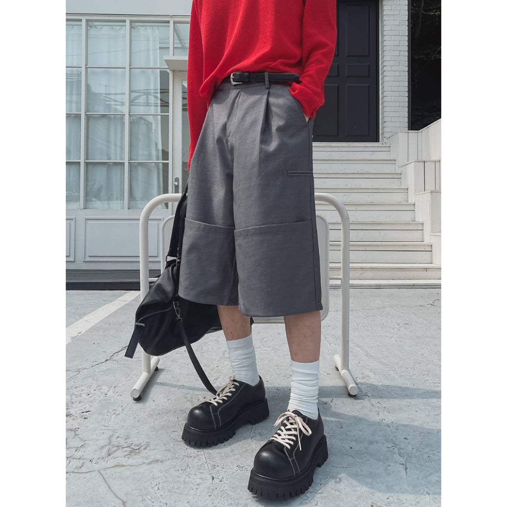 【Metanoia】🇰🇷韓製 西裝百慕短褲 - 2