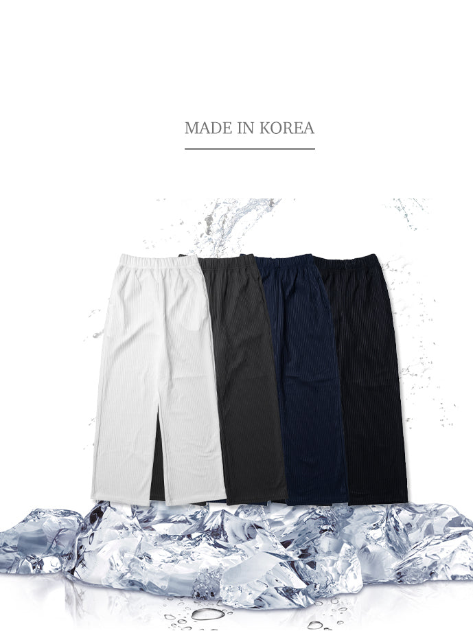 【Metanoia】🇰🇷韓製 夏季清涼鬆緊落地褲 - 8
