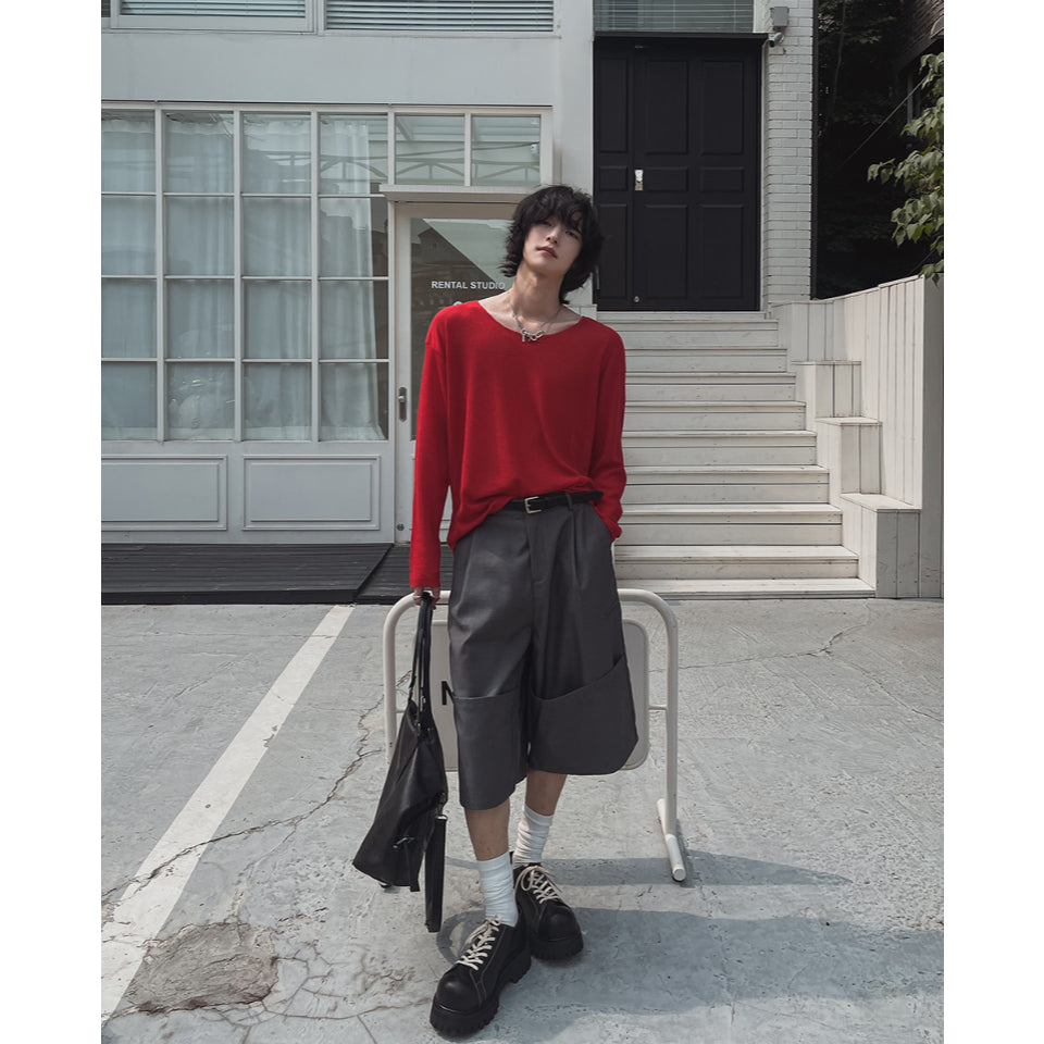 【Metanoia】🇰🇷韓製 西裝百慕短褲 - 5