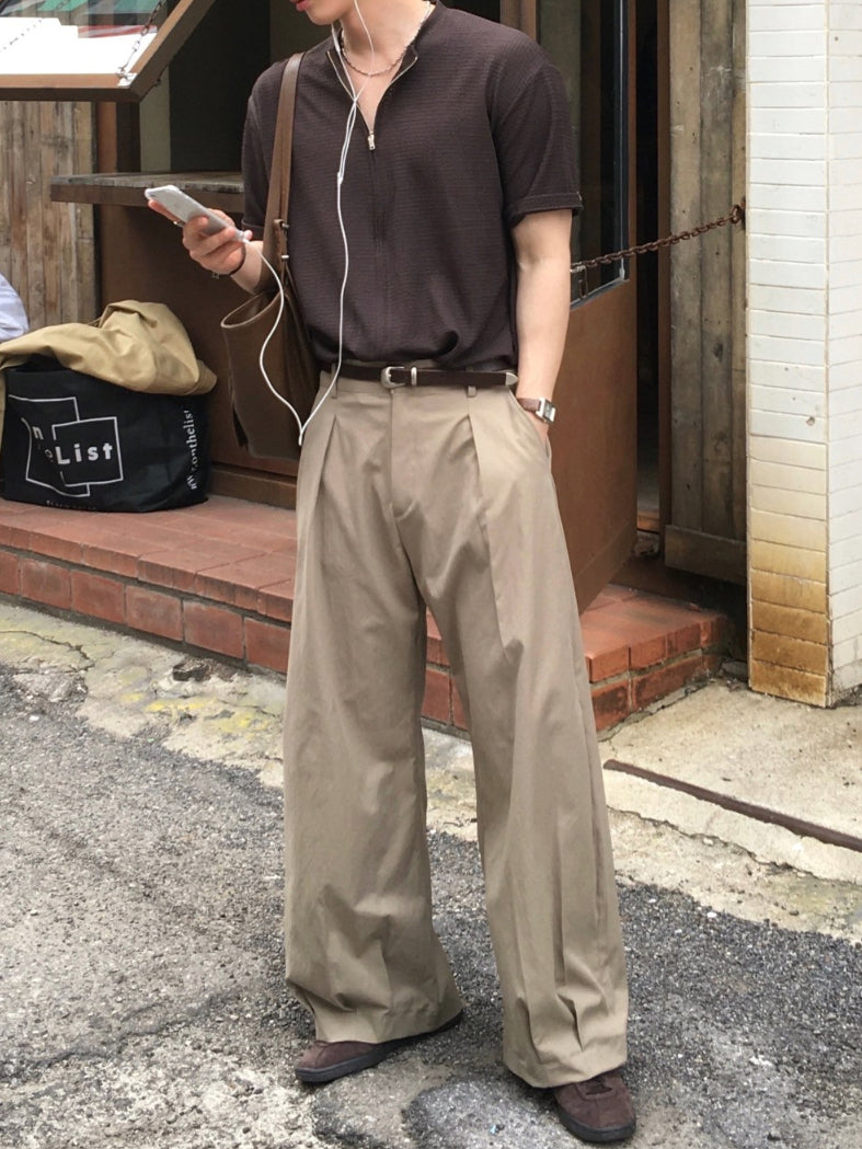 【Metanoia】🇰🇷韓製 短版雙拉鍊短袖上衣 - 3