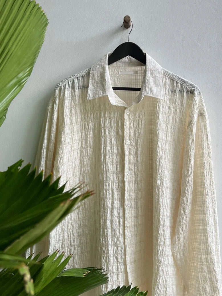 【Metanoia】🇰🇷韓製 泡泡沙長袖襯衫 - 2