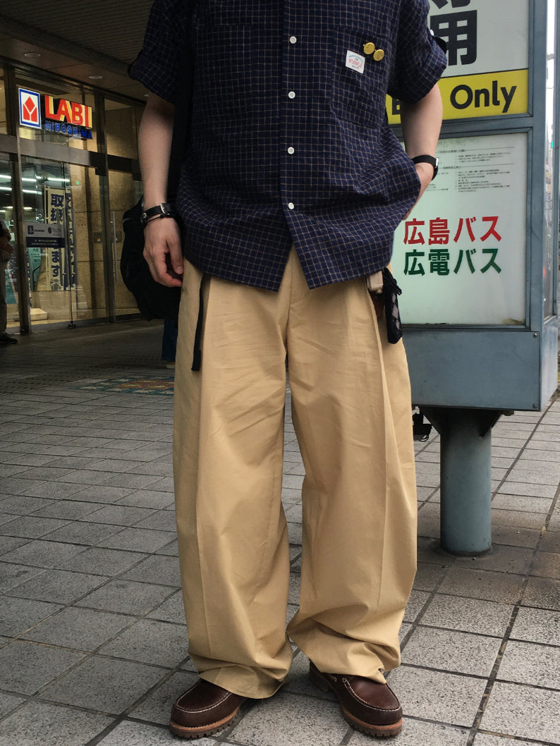 【Metanoia】🇰🇷韓製 單摺半鬆緊落地褲 - 1