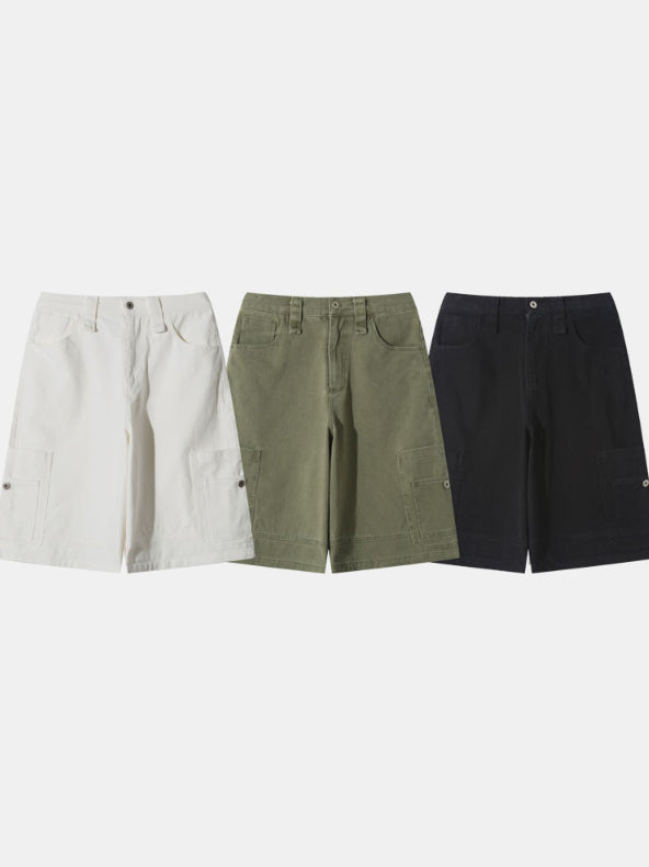 【Metanoia】🇰🇷韓製 雙口袋百慕短褲 - 7