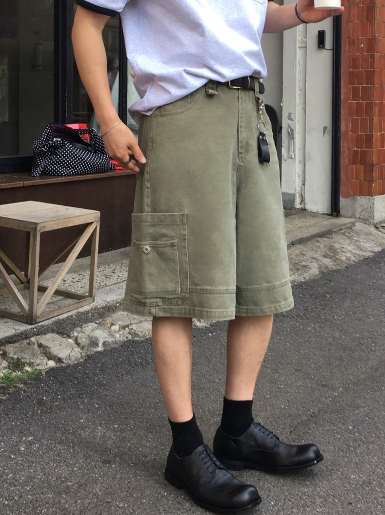 【Metanoia】🇰🇷韓製 雙口袋百慕短褲 - 1