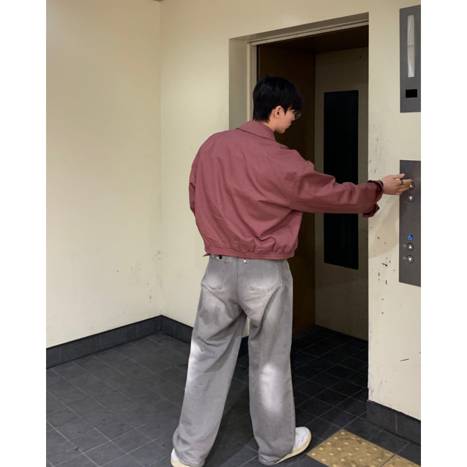 【Metanoia】🇰🇷韓製 斜紋棉質短版夾克外套