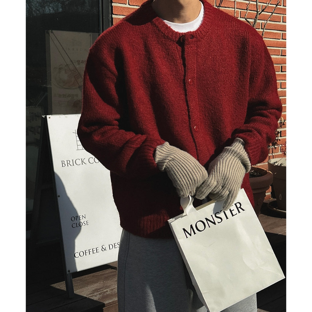 【Metanoia】🇰🇷韓製 10%羊駝毛開衫針織外套 - 4