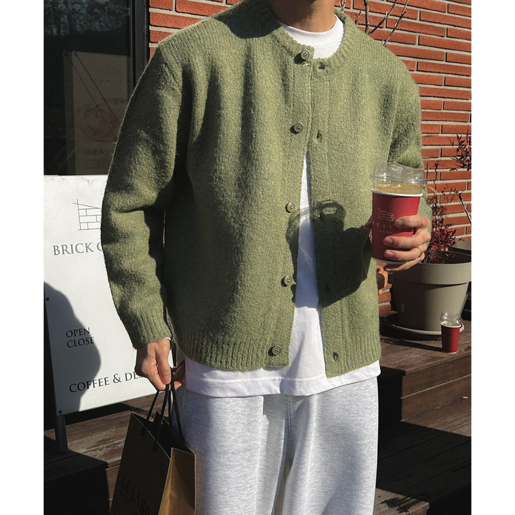【Metanoia】🇰🇷韓製 10%羊駝毛開衫針織外套 - 8