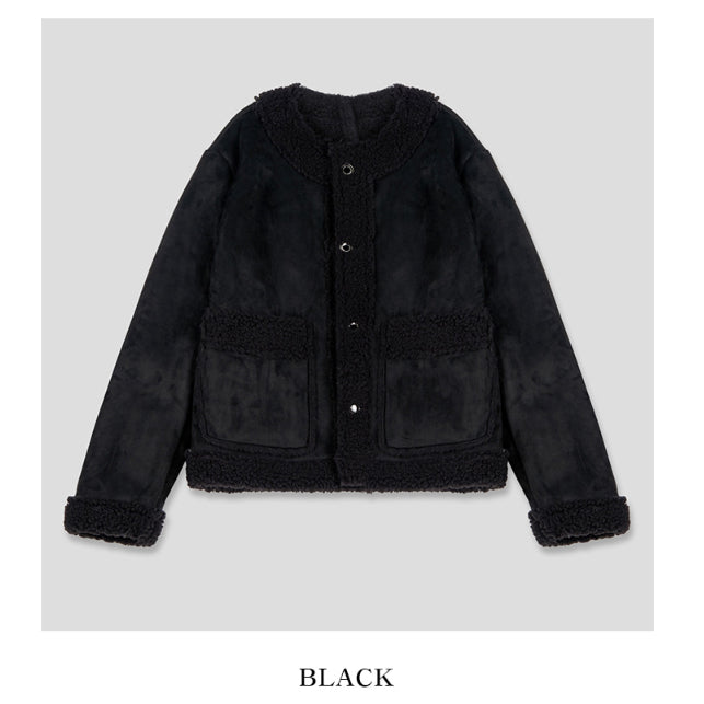 【Metanoia】🇰🇷韓製 羊羔毛麂皮外套