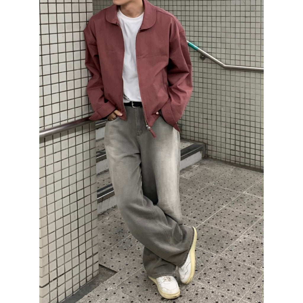 【Metanoia】🇰🇷韓製 斜紋棉質短版夾克外套