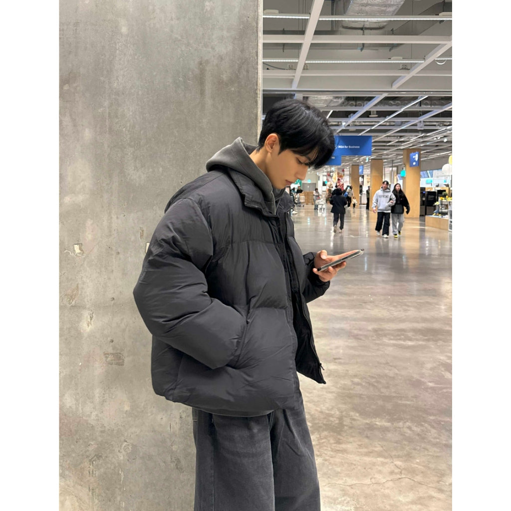 【Metanoia】韓國設計 100%鴨绒防風夾克羽絨外套