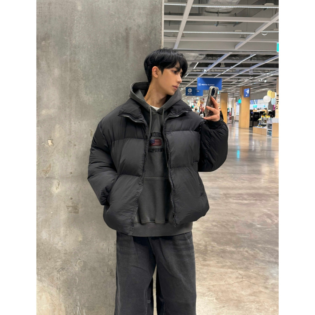 【Metanoia】韓國設計 100%鴨绒防風夾克羽絨外套