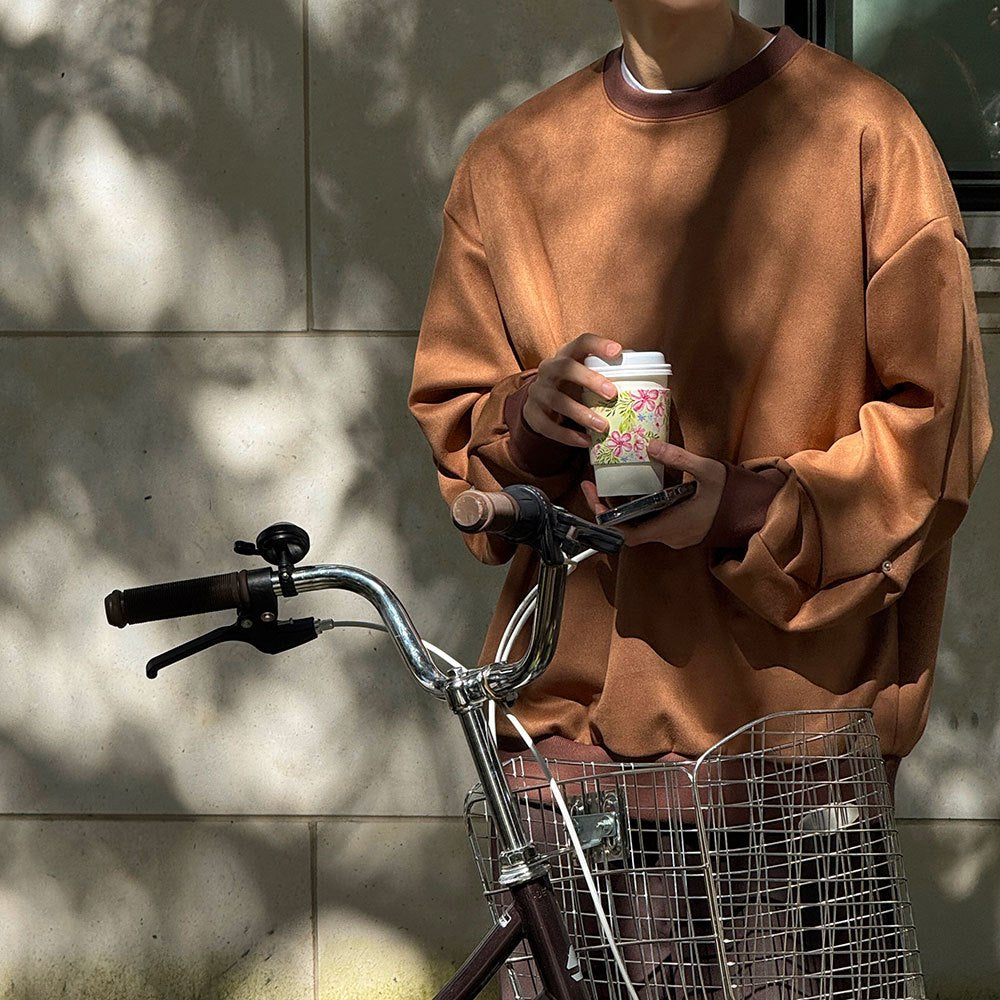 【Metanoia】🇰🇷韓製 麂皮長袖衛衣