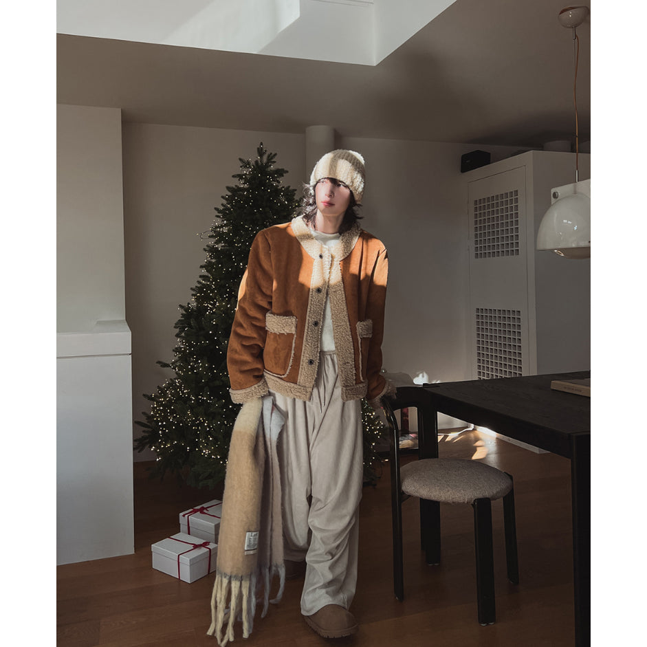 【Metanoia】🇰🇷韓製 羊羔毛麂皮外套