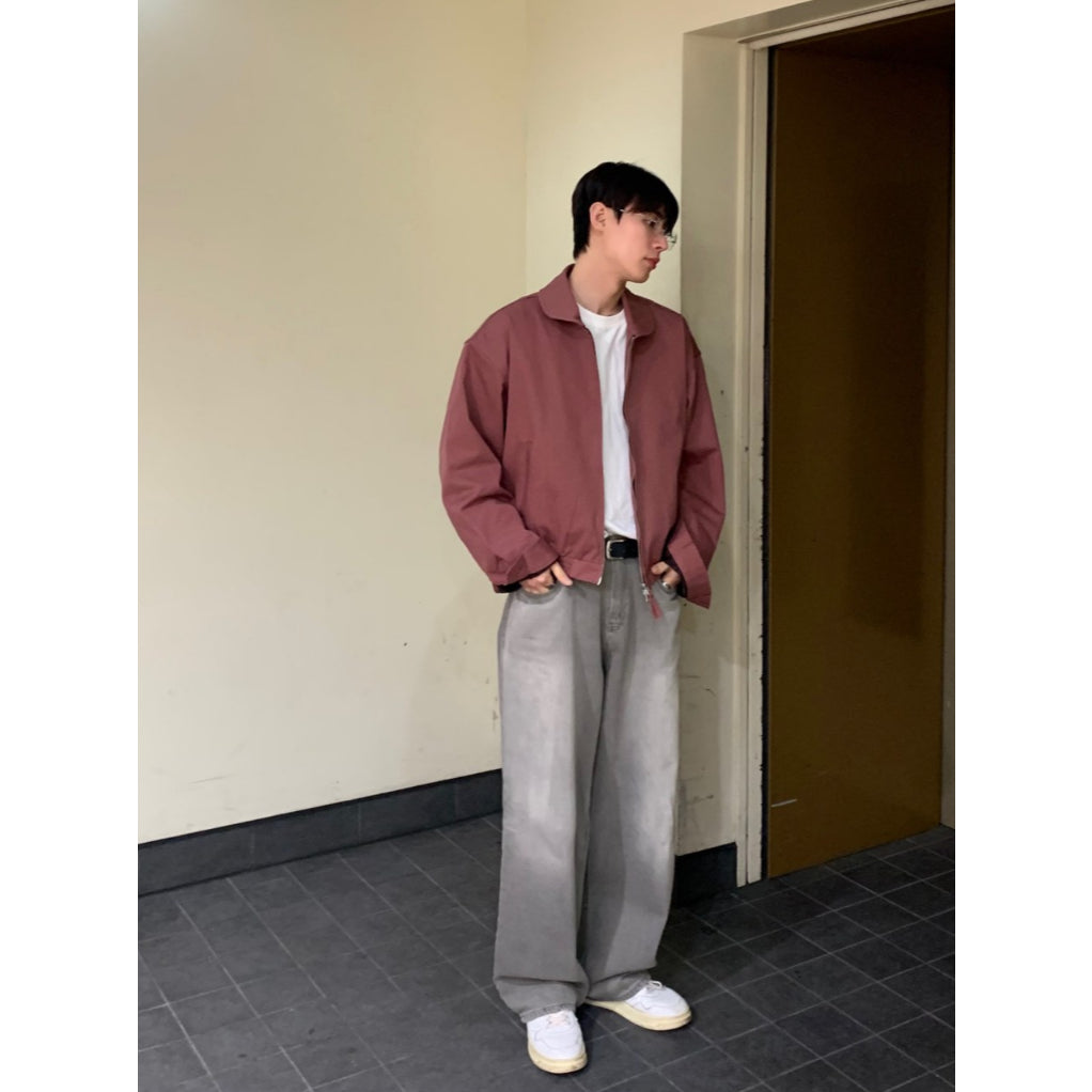 【Metanoia】🇰🇷韓製 斜紋棉質短版夾克外套