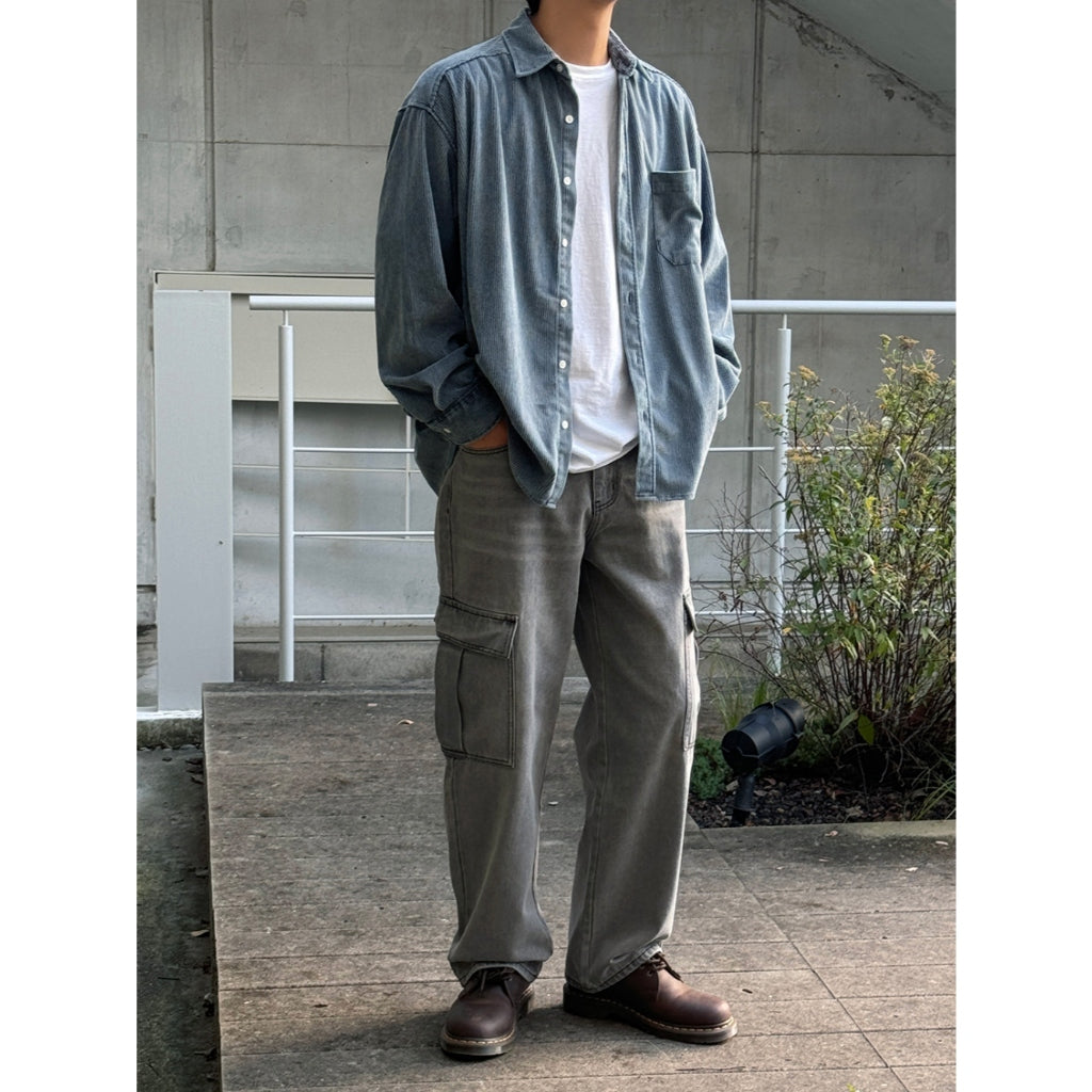 【Metanoia】🇰🇷韓製 燈芯絨襯衫