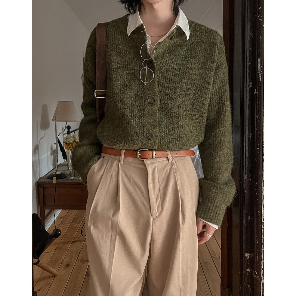 【Metanoia】🇰🇷韓製 21%羊毛開衫針織外套